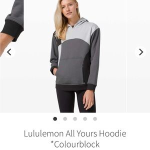 Lululemon all yours hoodie colorblock 8